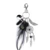 Dream catcher feather keychain boho style decorative keyring accessory